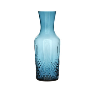 Lyngby Glas Sorrento vandkaraffel blå 1 liter