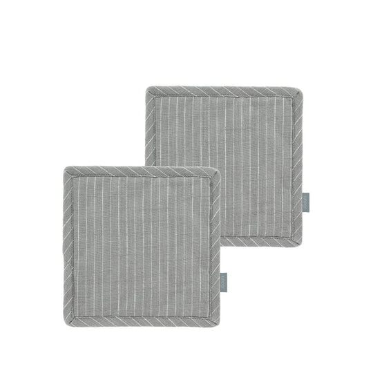 Södahl Organic Line grydelapper stone grey 2 stk