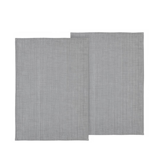 Södahl Organic Line viskestykke 2 stk stone grey 50x70 cm