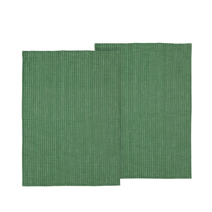 Södahl Organic Line viskestykke 2 stk grøn 50x70 cm