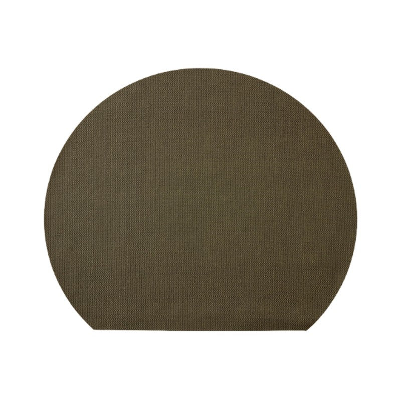 Studio Round vendbare dækkeservietter mosgrøn/sandfarve 4 stk.