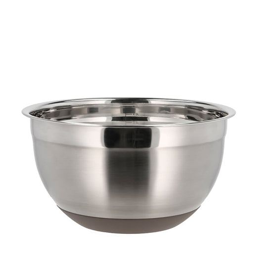 Blomsterbergs røreskål stål med silikonebund 5 liter