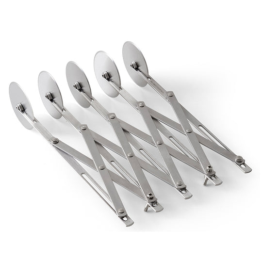 Blomsterbergs dejspore med 5 hjul stål