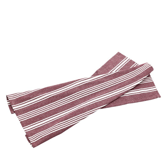 Recycle Eco Stripe viskestykke rød 70x50 cm