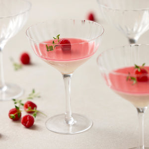 Blomsterberg Dessert glas klar 4 stk 430 ml