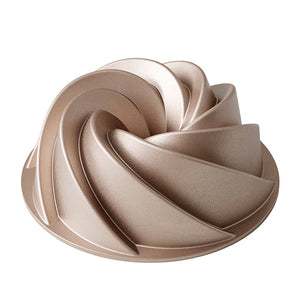 Bundt kageform rosa 24x9 cm