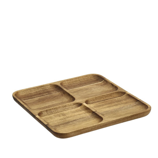 Holm serveringsfad akacie 30.5cm x 30.5cm x 2.5 cm