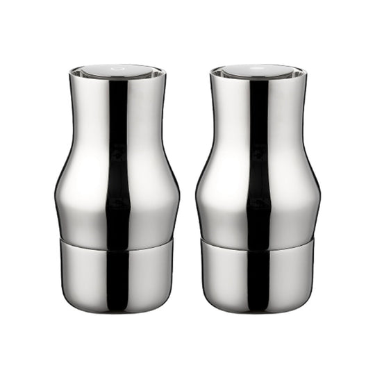 Gense Dorotea salt- og peberkværnsæt blankt stål H14 cm