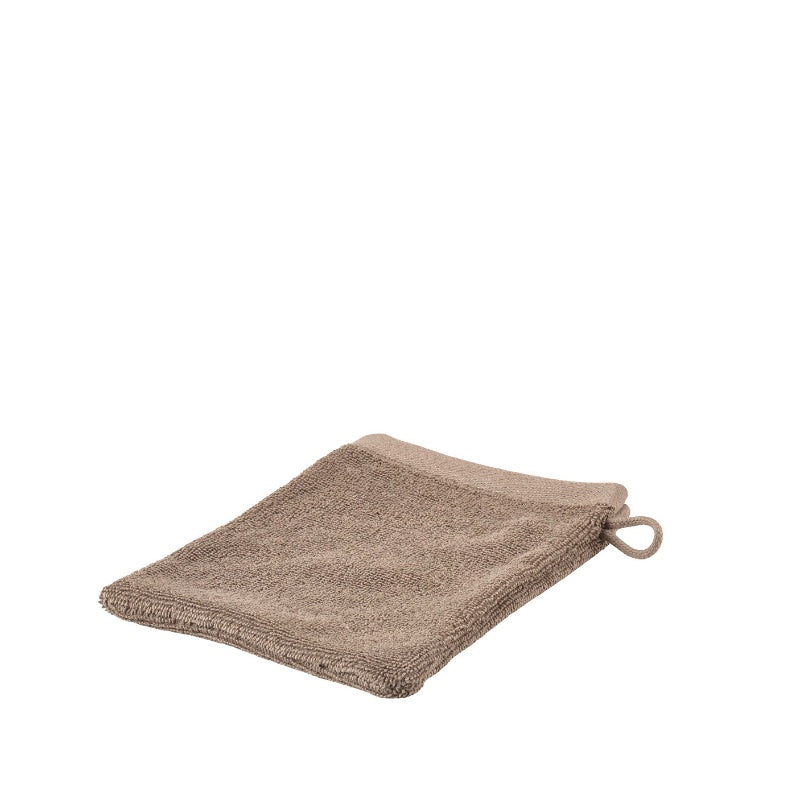 Zone Sauna vaskehandske taupe 15,5x21 cm