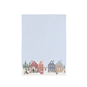 Pillivuyt Vinter viskestykke lyseblå 50x70 cm
