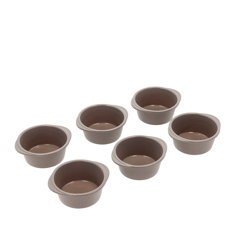 Blomsterbergs muffinform silikone latte 6 stk.