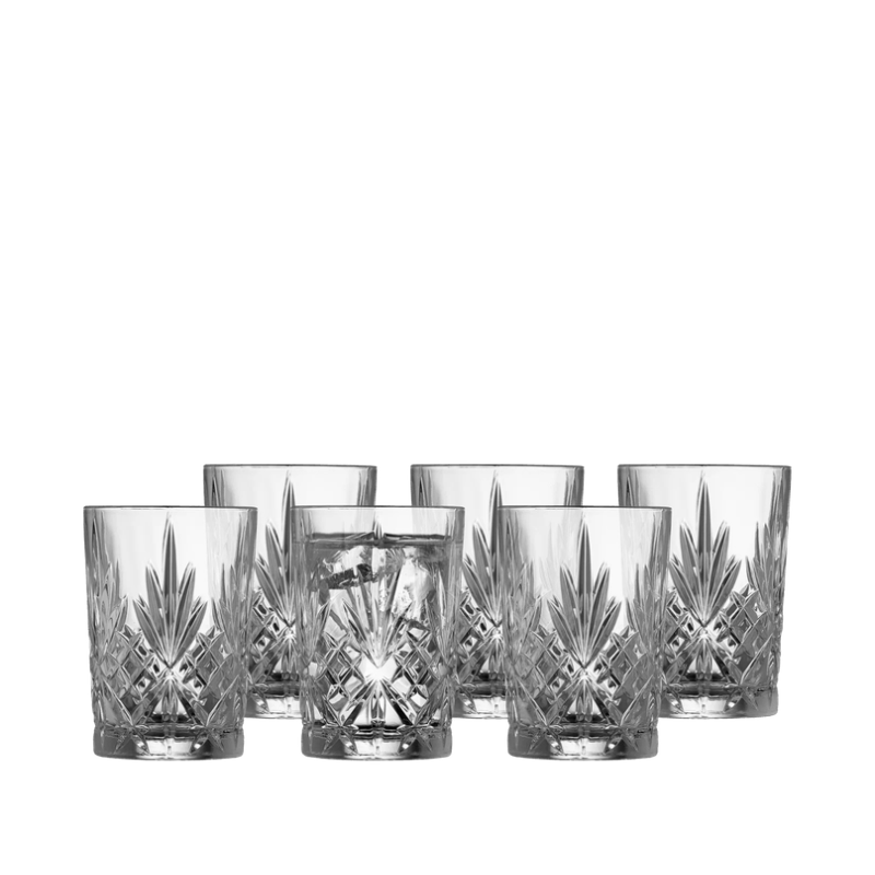 Lyngby Glas Melodia vandglas klar glas 6 stk. 25 cl