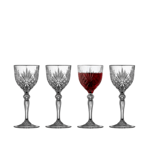 Lyngby Glas Melodia portvinsglas 4 stk. 14 cl