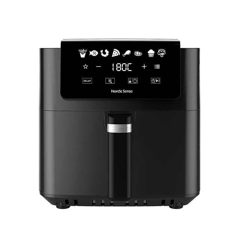 Nordic Sense airfryer 6,5 liter sort 1700 watt