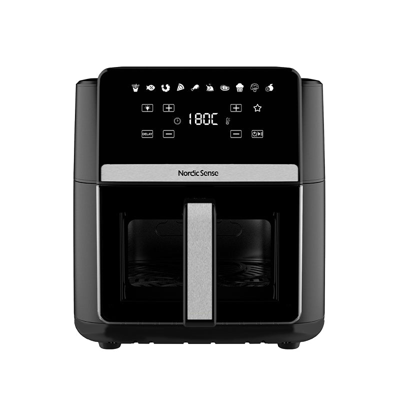 Nordic Sense airfryer 9 liter sort 2000 watt