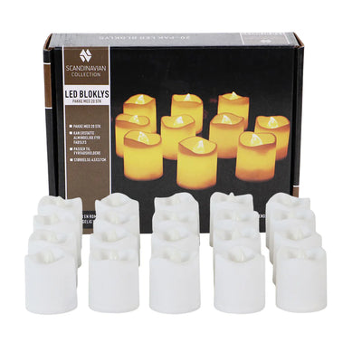 LED-stearinlys 20 stk