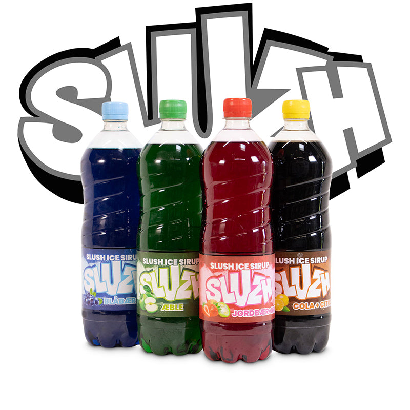 Slush ice sirup æble inkl. pant 1 liter