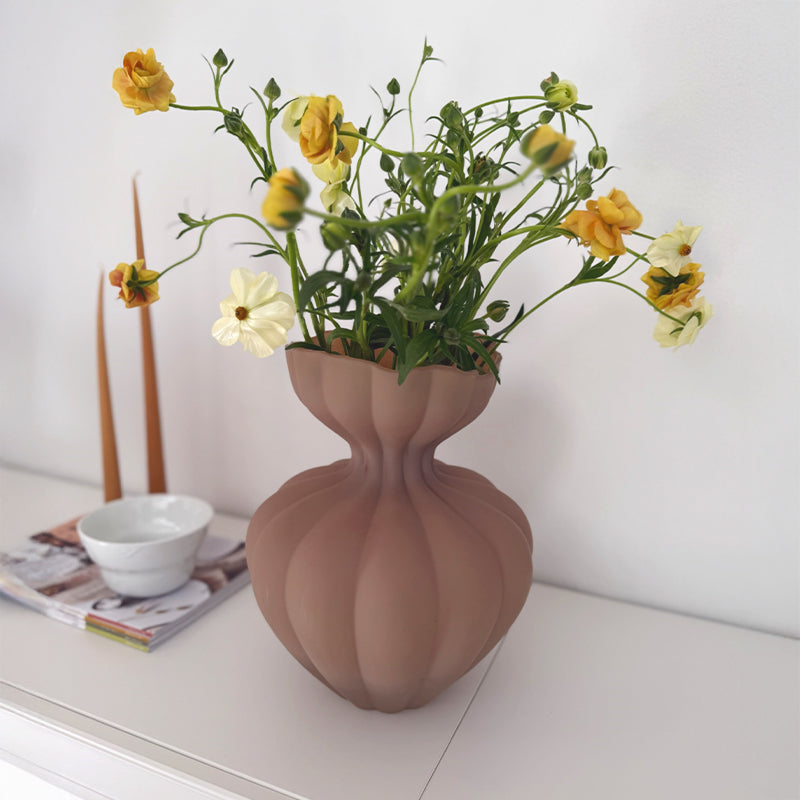 Nordis Freja vase mokka 19 cm