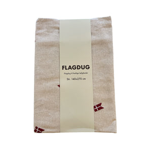 Flagdug i hørfarve 140X270 cm
