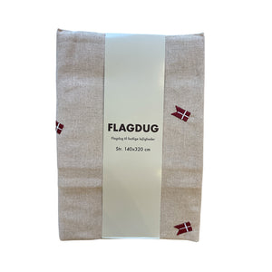 Flagdug i hørfarve 140X320 cm