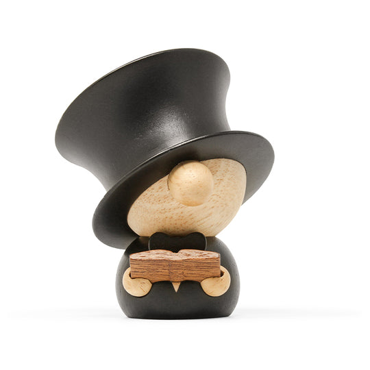 FableWood H.C. Andersen træfigur sort H8 cm