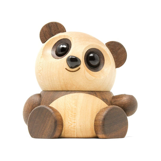 FableWood Chi Chi panda træ brun/hvid 8 cm