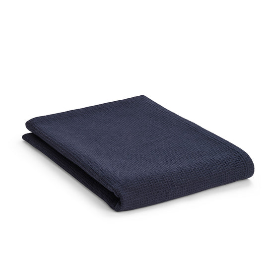By Mogensen håndklæde blue waffle 150x100 cm