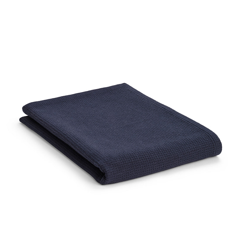 By Mogensen håndklæde blue waffle 150x100 cm