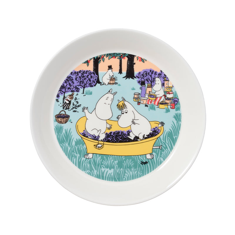 Moomin Arabia tallerken bærsæson 19 cm