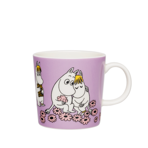Moomin Arabia Kærester krus lyselilla 30 cl