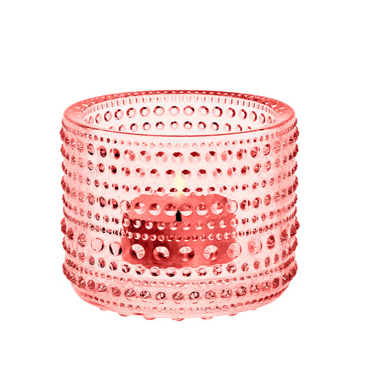 Iittala Kastehelmi fyrfadsstage 6,4 cm salmon pink
