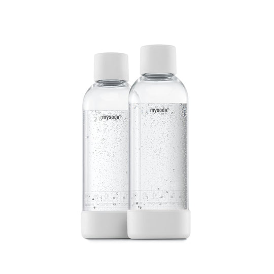 Mysoda flaske white 1 liter 2 stk.