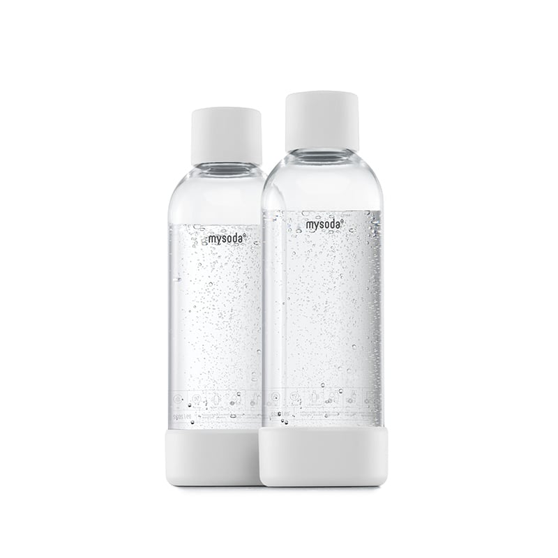 Mysoda flaske white 1 liter 2 stk.
