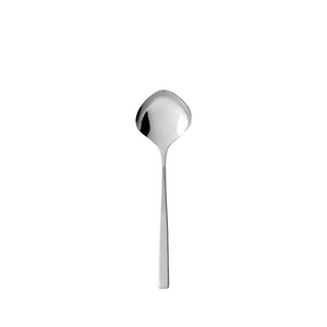 Gense Fuga serveringsske mat/blank stål 22,5cm