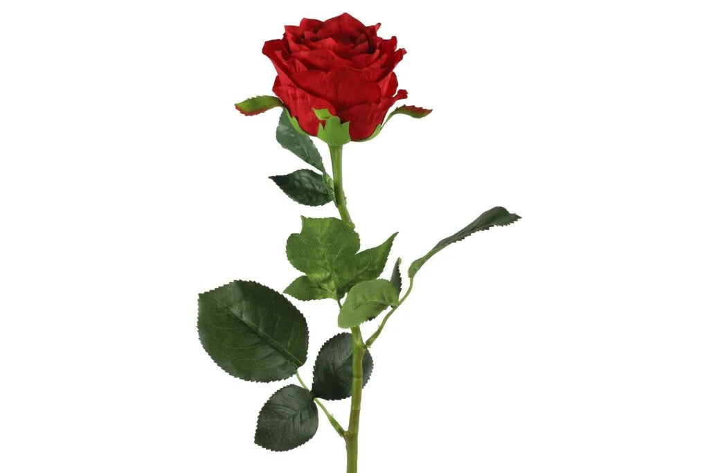 Kunstig Rose Rød H70 cm