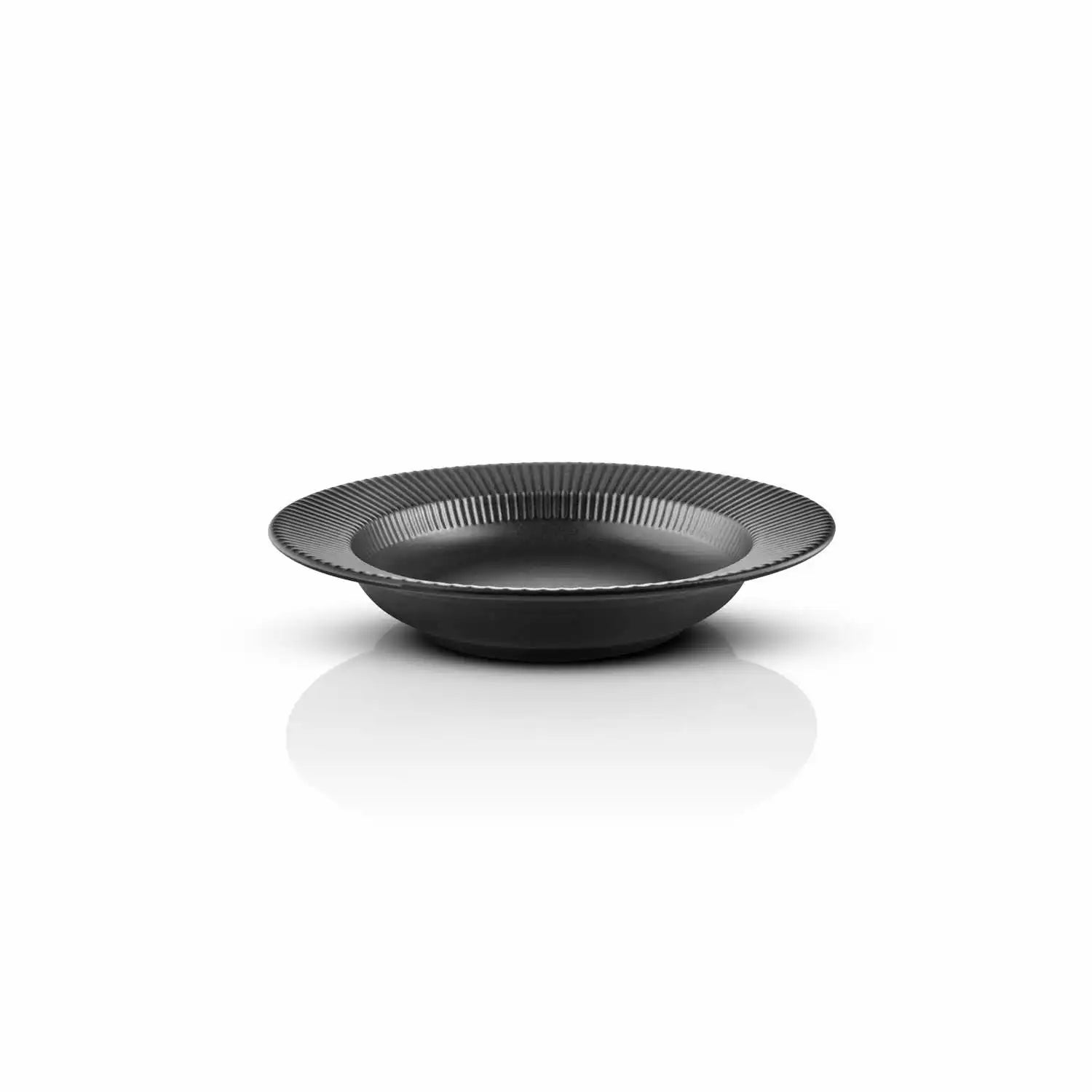 Eva Trio Legio Nova, Black - Dyb Tallerken Ø 22 cm