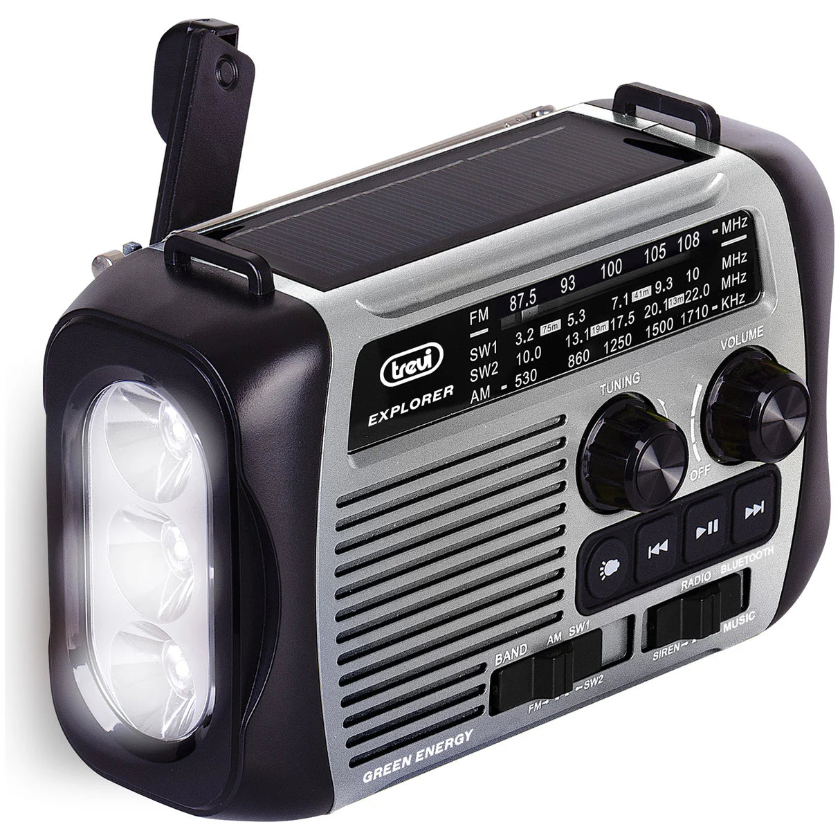 Nødradio med håndsving