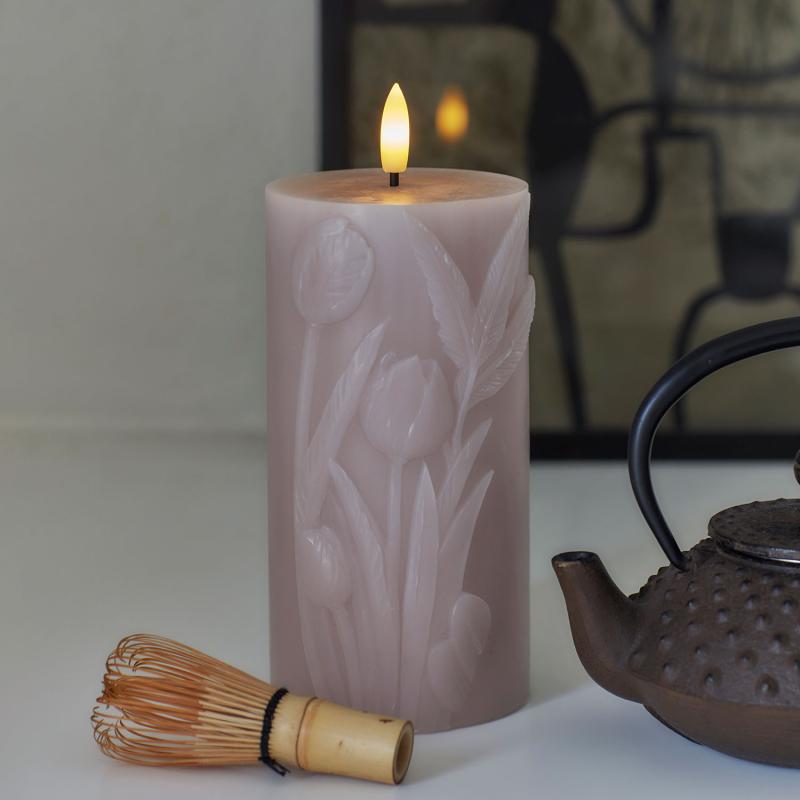 Sirius Tulisa LED-bloklys Mauve Pink