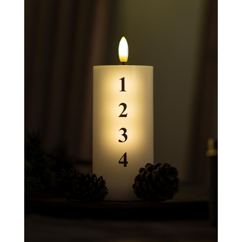 Sirius sille advent ø7xh15cm sort