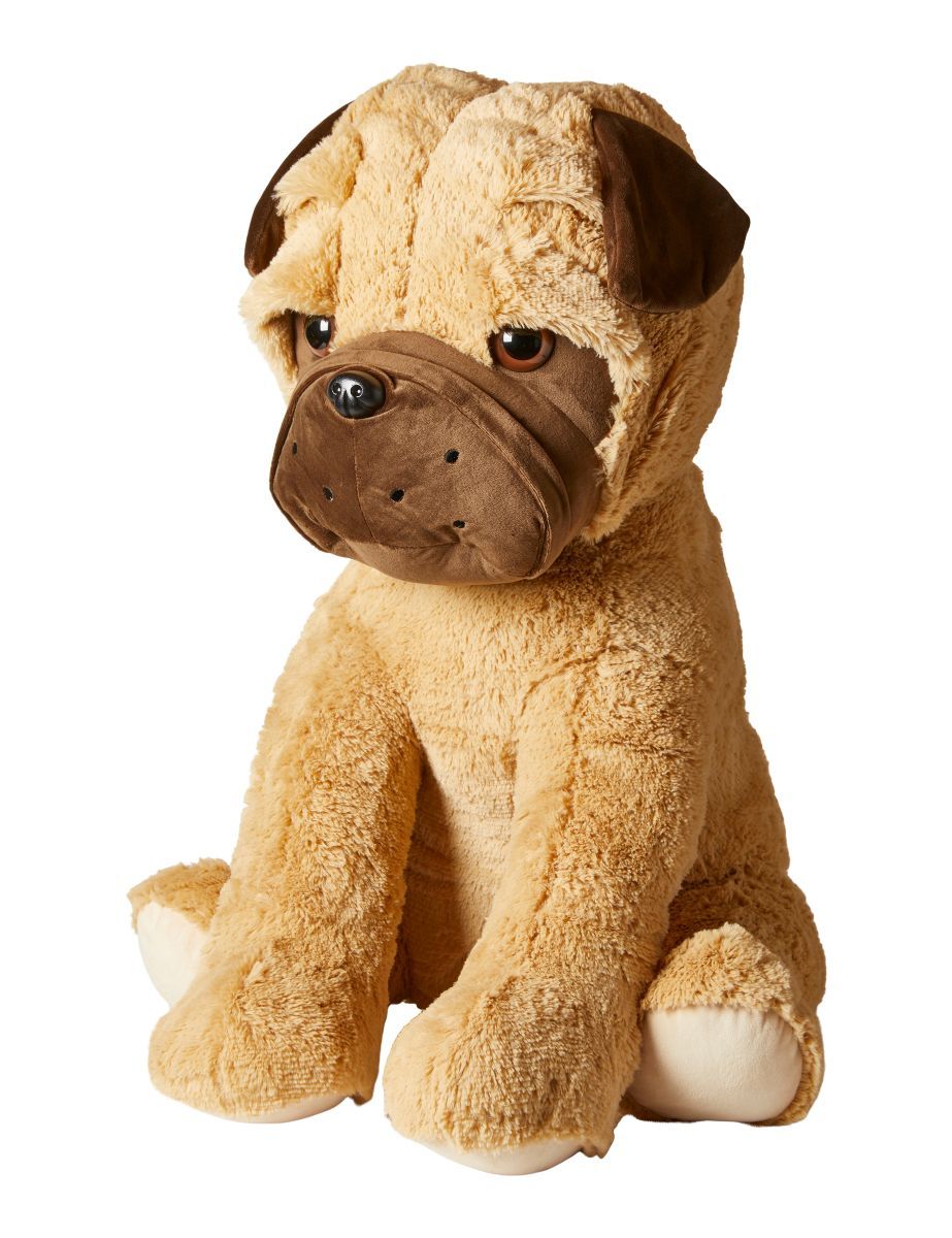 Bulldog 50 cm Lysebrun Bamse