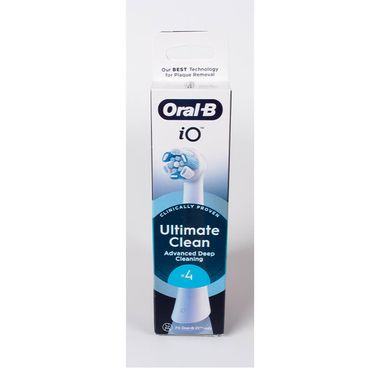 Oral B iO Ultimate clean børstehoveder 4 stk. hvid
