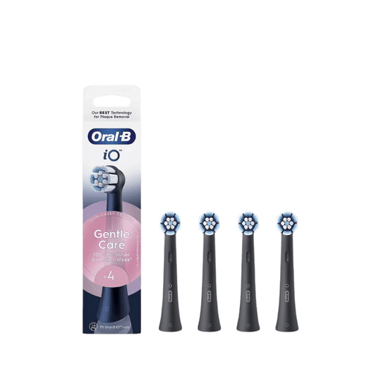 Oral-B iO Gentle Care tandbørstehoveder sort 4 stk.