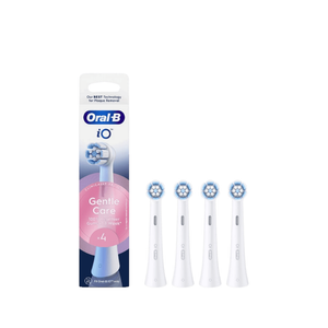 Oral-B iO Gentle Care tandbørstehoveder hvid 4 stk.