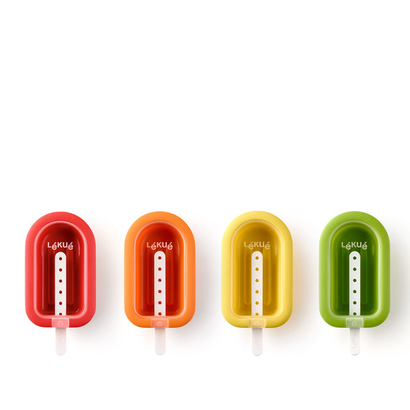 Lékué Classic ispindeforme - sæt med 4 stk. L12,5 cm