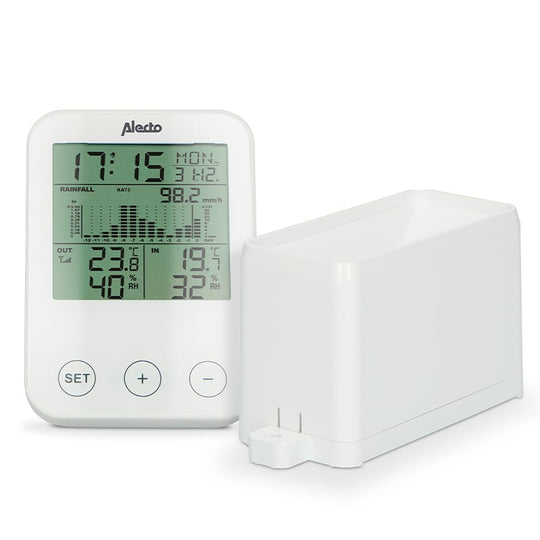 Alecto WS-1200 Vejrstation m. regn-og fugtighedsmåler