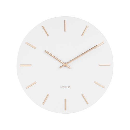 Karlsson Charm vægur hvid Ø30 cm