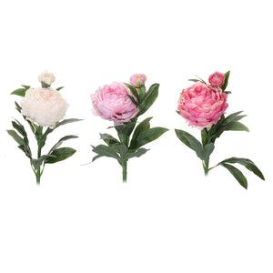 Kunstig Pæon – 60 cm Assorteret