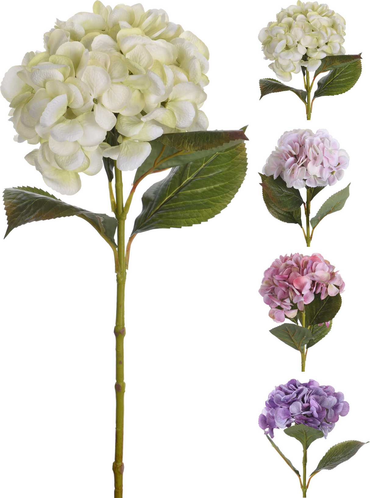 Kunstig Hortensia – 65 cm Assorteret