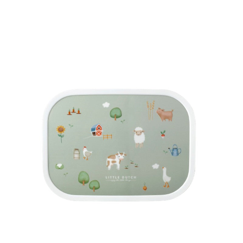 Mepal Campus Little Farm madkasse grøn 0,75 liter