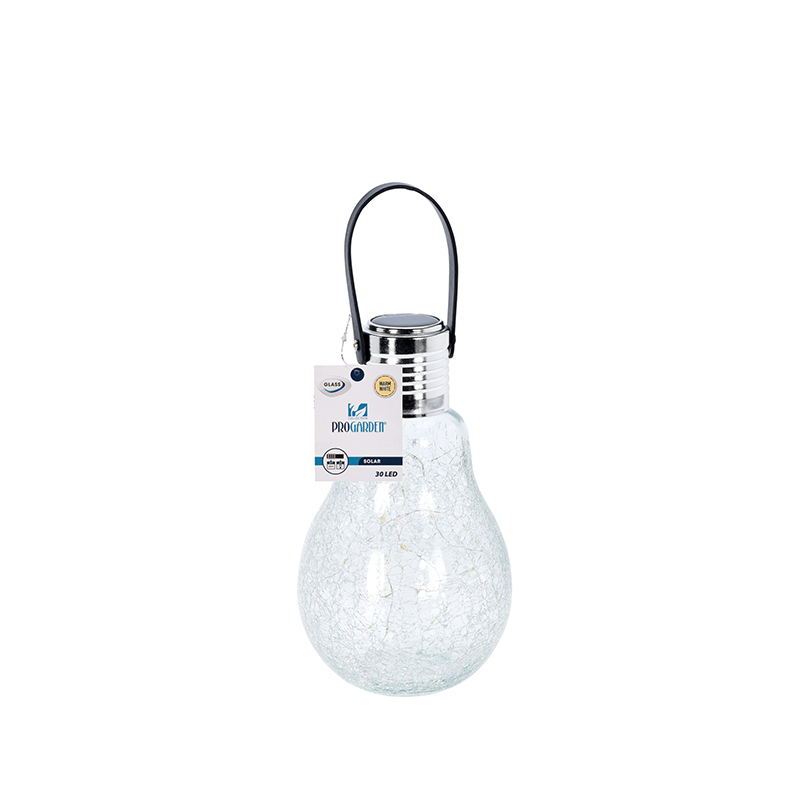 Pro Garden solcellelampe 26 cm